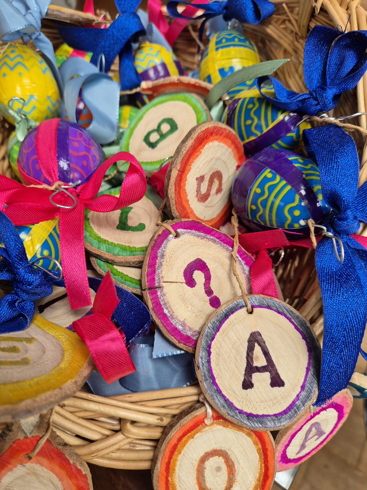 Easter egg hunt eggs
